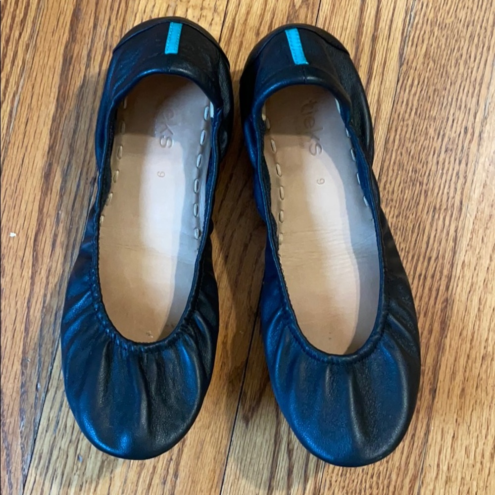 Tieks Matte black Size 9 excellent condition